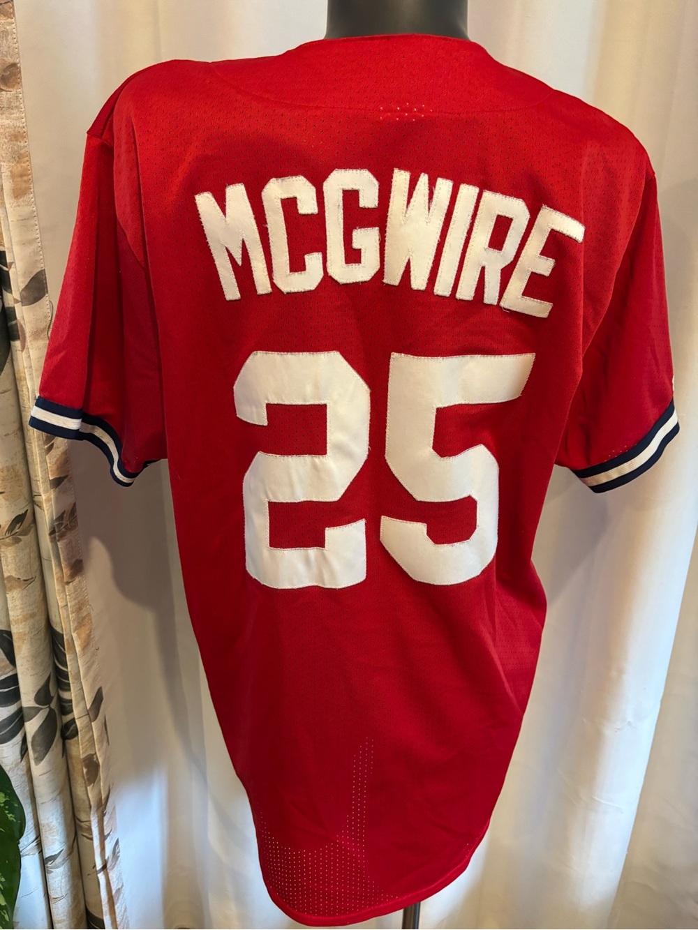 Majestic vintage Red McGwire #25 Baseball Jersey St Louis Cardinals